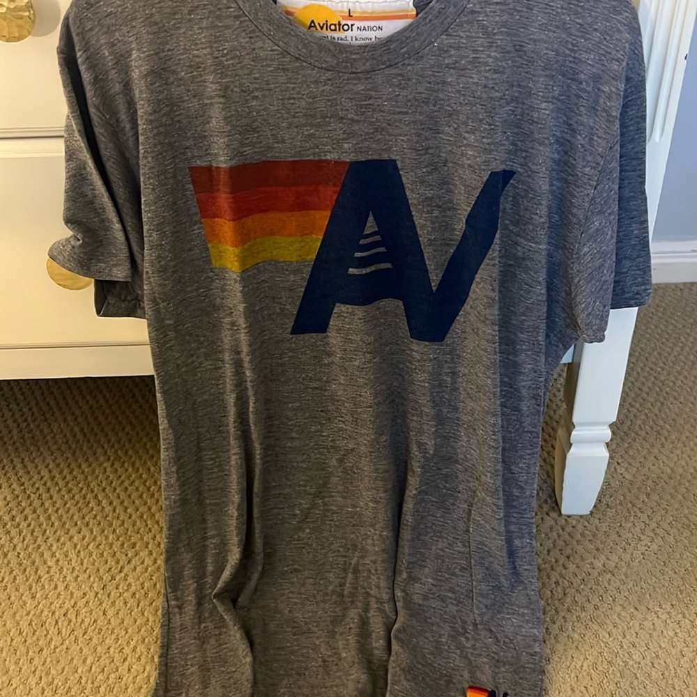 aviator nation size L tee-shirt